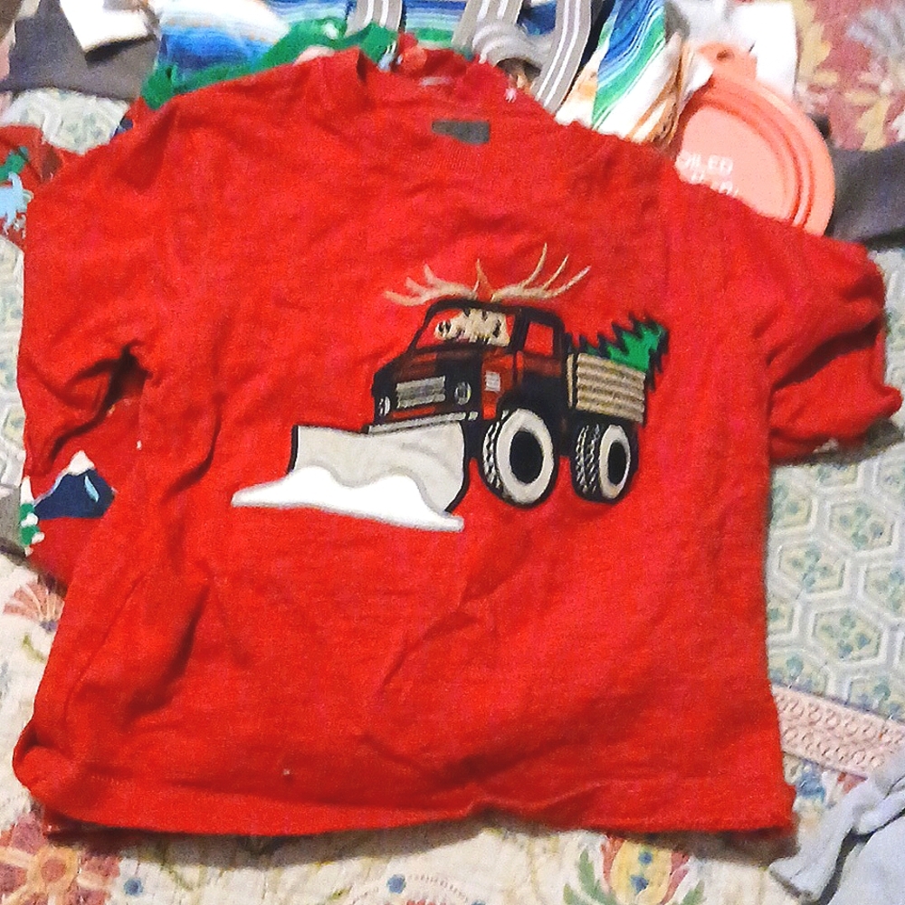 Boys 12 to 19 mo Bulldozer Winter T